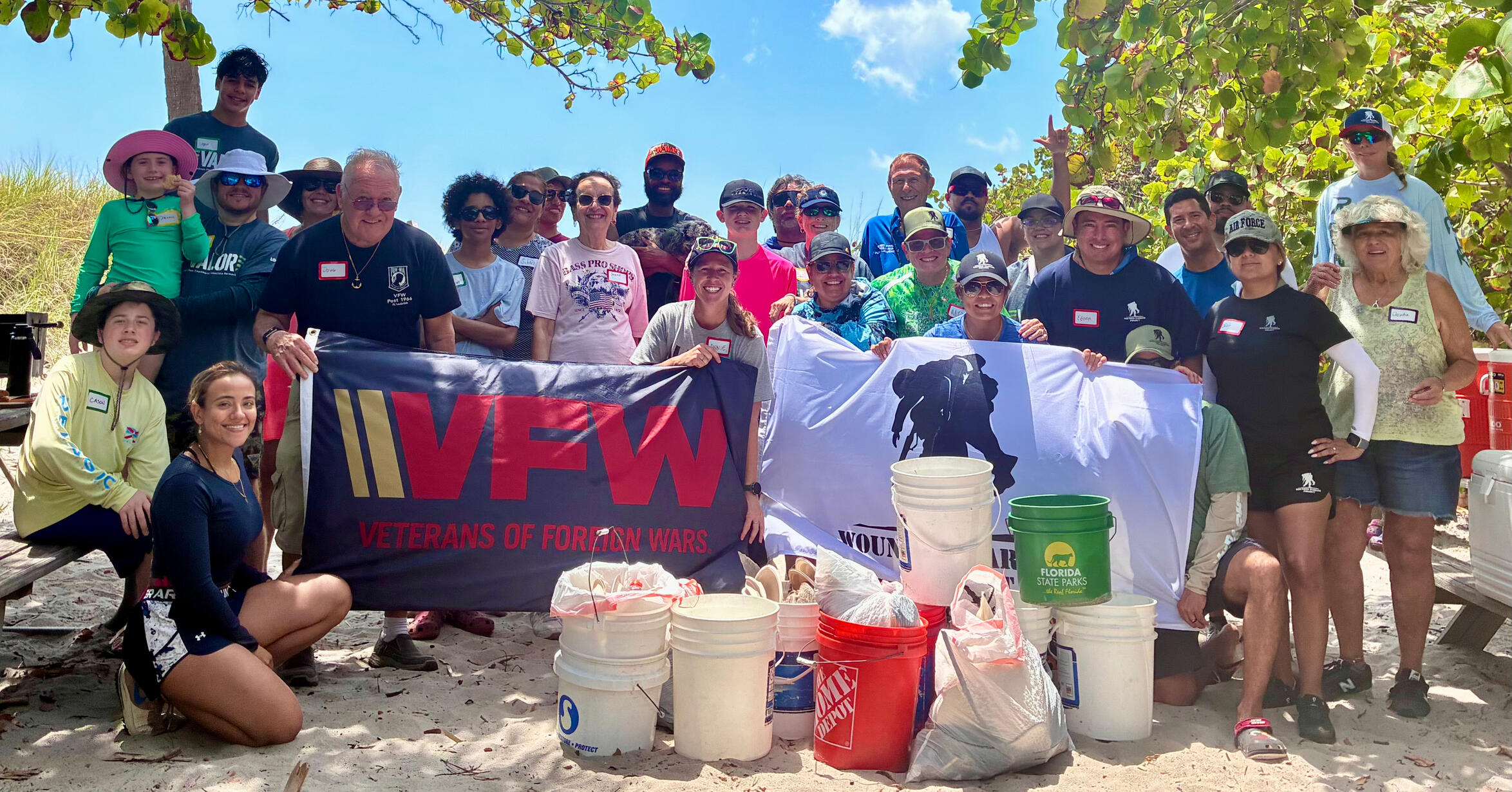 REAL AMERICAN CORPORATION X VFW POST 1966 BEACH CLEANUP REAL AMERICAN CORPORATION X VFW POST 1966 BEACH CLEANUP