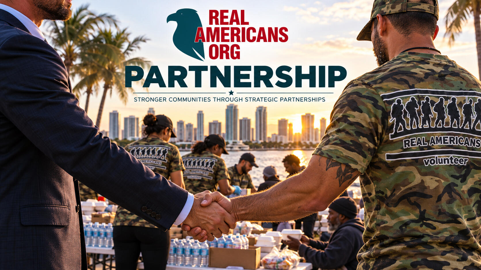 REAL AMERICAN CORPORATION strategic partnership cover photo